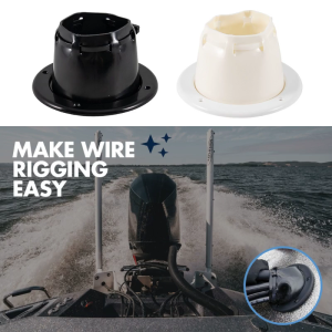 Waterproof Marine Transom Motor Steering Wires Cable Tie Protect Boats Motor Cable Boot Simple Installation Durable