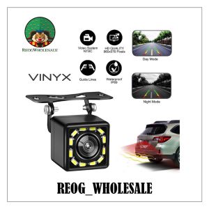 Kamera Mundur Mobil 4 x 3 12 LED Universal Car Rearview Camera Nightvision VINYX CCD CMOS 170
