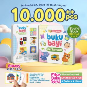 Buku Bayi Pertamaku baby book Boardbook untuk anak 0 6 12 bulan 1 2 3 tahun