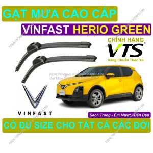 Gạt Mưa Silicon Kính Lái Vinfast Herio Green Cặp Gạt M.ưa Kính Lái Vinfast Herio Green Có Đủ S.ize Cho Các Đời