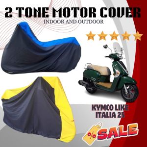 KYMCO LIKE 125 ITALIA 2 TONE MOTORCYCLE COVER  Hydrophobic Dustproof Scratch Proof Water Repellent