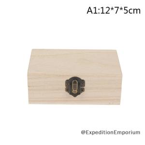 ExpeditionEmporium Wooden Multifunction Case with Lid Jewellery Storage Container Box Home Decor