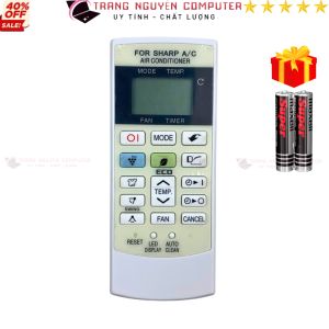 Điều khiển điều hòa SHARP Mã 02 remote máy lạnh SHARP - Tặng kèm pin - Trang Nguyễn Computer