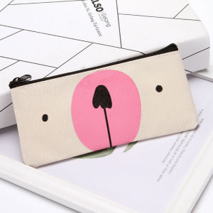 KOTAK PENSIL KAIN KANVAS KARAKTER BEAR LUCU TEMPAT PENSIL SERBAGUNA MOTIF DOGGY DOMPET PENSIL CANVAS GAMBAR HEWAN TEMPAT PENYIMPANAN ALAT TULIS IMPORT PTT