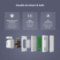 ITEAD SONOFF M5 Matter WiFi Wall Switch Push Button Smart Switch eWeLink APP Apple Home Control Type 120 1/2/3 Gang Smart Light Switch with Neutral Wire, work with Alexa Google Home. 