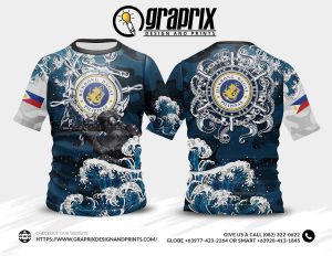 Navy in action T-shirt Full Sublimation
