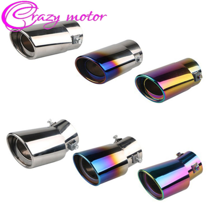 Car Exhaust Muffler Tip Single/Dual Outlet Round Stainless Steel Car