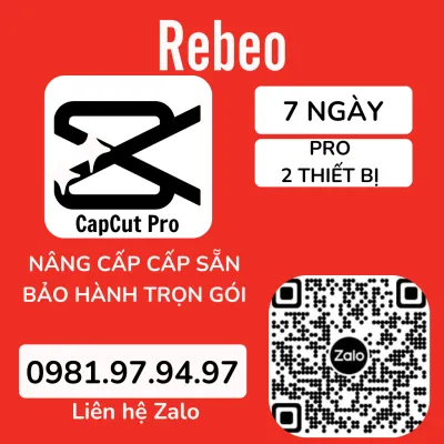 Phần Mềm CapCut Pro Tài Khoản Cấp Sẵn Hỗ Trợ Đa Nền Tảng 28 Ngày