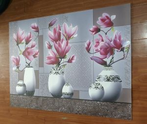 Tranh dán tường 3D Phật A Di Đà kt 80cm*1m2