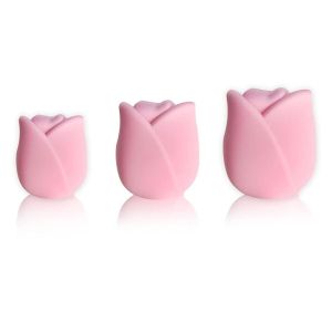 BAIXL 3Pcs Protect Brush Bristle Silicone Makeup Brush Cover Dust Proof Flower-shaped Cosmetic Brush Guard Cap Neat Anti-slip Makeup Brush Travel Storage Case Makeup Brushes Set