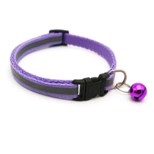 Kalung Kucing Anjing Hewan Peliharaan Reflektif Bisa Menyala Gelap