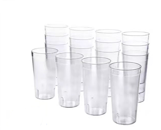 6 In 1 Acrylic Drinking Glass Fiber Baso Cup Glass High Quality