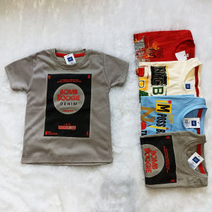 COD Grosir Kaos Atasan Anak Laki laki dan Perempuan Kaos Distro Anak Baju Atasan