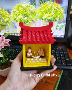 Bộ Đồ Trang Trí Miếu Thần Tài Thổ Địa 349K - Quà Tặng Phong Cách Truyền Thống Việt Nam