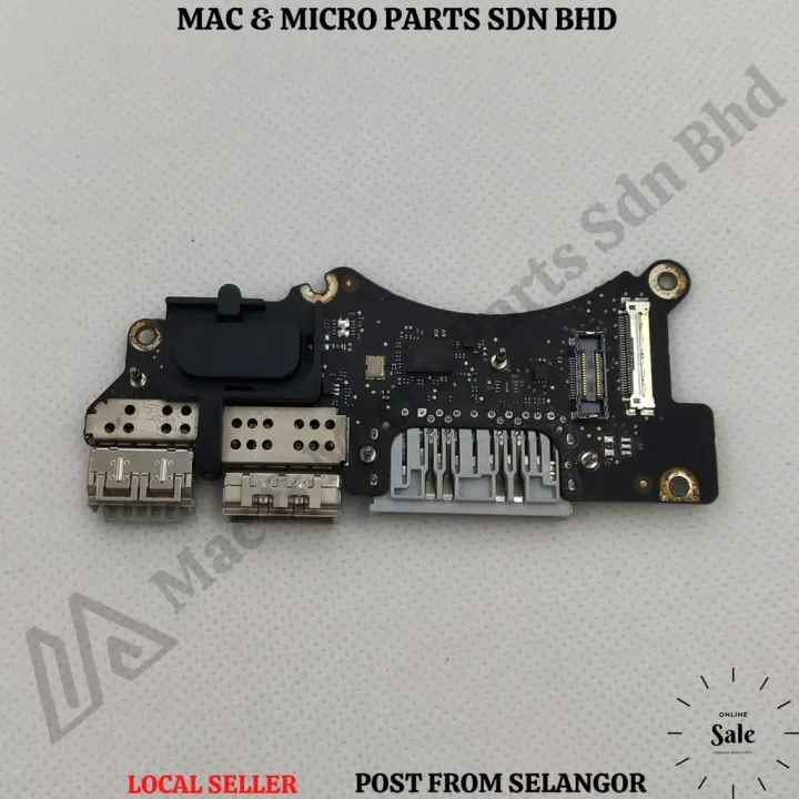 Mac & Micro Parts New Macbooks Pros Retinas 15-inch 2013 2014 A1398 DC Jack (USB I/O) Laptop Spare Part Replacement