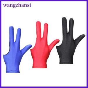 wangzhansi Three-finger Gloves Pool Gloves Left Hand Average Size Billiard Supplies Smooth Biliardo Guanti Snooker Billiard Glove
