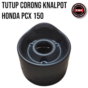 Corong Tutup Cover Knalpot Honda PCX 150 Moncong Cap Ujung Knalpot  PCX 150 Carbon K97