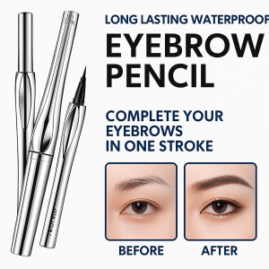 【Distinctive Wild Brow】3 In 1 Dual-Ended Brow Pencil Smooth Waterproof And Smudgeproof Eyebrow Pencil Non-Fading 不掉色极细水眉笔