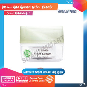 MS Glow Night Cream Ultimate - Penghilang Flek Hitam Ampuh - Cream Malam Ms Glow
