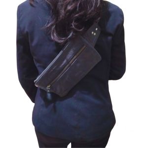 Tas Kulit Selempang Wanita Multi Fungsi