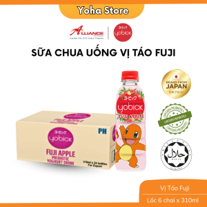 Thùng 24 Chai Sữa Chua Uống Yobick Thương Hiệu Nhật Bản - 24 Chai x 310ml