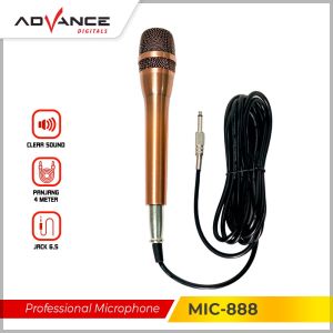 Advance Mic Karaoke Microphone Suara Jernih - MIC888 - GRATIS ONGKIR Jabodetabek