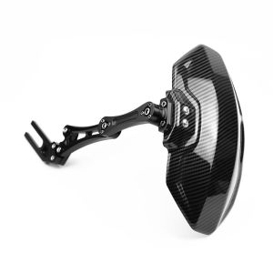 Chắn bùn vè che bánh sau xe máy nhôm CNC ốp carbon dùng Yamaha PG1