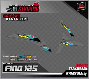 Striping Stiker Transparan UV Fino ( LE148 ) List Variasi Sticker Motor