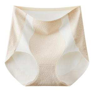 High-waisted High Elastic Patterns no trace  ladies briefs