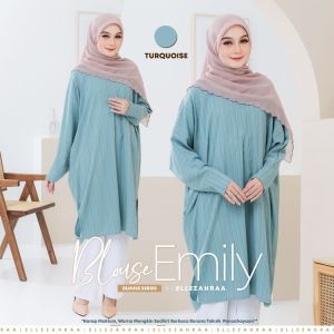IRONLESS BLOUSE EMILY | MATERIAL KOREAN CRUMPLE | Cutting LONGGAR LABUH & Baggy