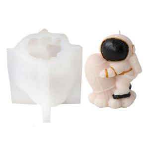 Phi Hành Gia Bức Tượng Khuôn khuôn silicon Xà Phòng Cho Xà Phòng Trang Trí Nội Thất Không Gian Người Đàn Ông khuôn silicon