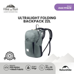 Tas Ransel Lipat Naturehike Ultralight Folding Backpack Yunqian 22L NH17A017-B