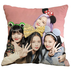 [Có sẵn] Gối ôm BlackPink Jennie Jisoo Lisa Rosé 35*35cm