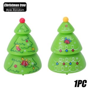 Mini Cartoon Santa Claus Snowman Tree Shape Pull Back Car Toys Children Decompression Novelty Toys Christmas Party Gifts
