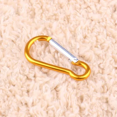 D-Type Carabiner Climbing Locking buckle hanging Alloy backpack buckle Water Bottle Hanging Buckle Hook KeychaI Gantung