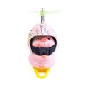 KGMVB Biggetje Auto Accessoires Elektrische Scooter Gele Eend Noctilucent Decoratie Helm Propeller Motorfiets Stropdas Ornament Auto Decor BDSHE. 