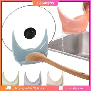 Kitchen Spoon Pot Lid Holder Plastic Stand for Spatula Spoon Rack Tableware Organizer Kitchen Tool