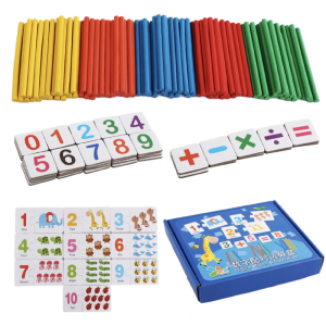 Montessori Mathematics Early Education Learning Number Addition Subtraction Counting Sticks Educational Toys