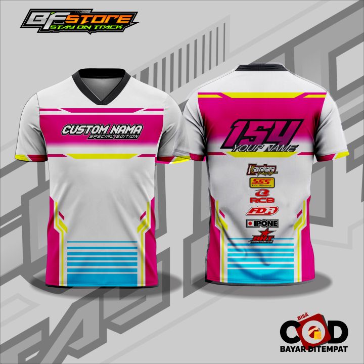 Jersey Sport Full Printing Desain Sesuai Request, Bisa Order Satuan Siap Kirim Ke Seluruh Indonesia
