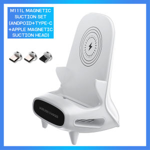 Super ที่ชาร์จไร้สาย แท่นชาร์จโทรศัพท์ไร้สาย Fast Wireless Charger Stand ชาร์จเร็ว ขาตั้งโทรศัพท์มือถือ แบบไร้สาย เครื่องชาร์จไร้สาย