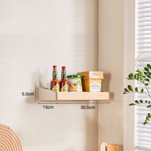 ชั้นวางของในห้องน้ำ ชั้นวางของติดผนัง ผลิตจากพลาสติก ชั้นวางอเนกประสงค์ ใช้ได้กับ ห้องน้ำ ห้องครัว