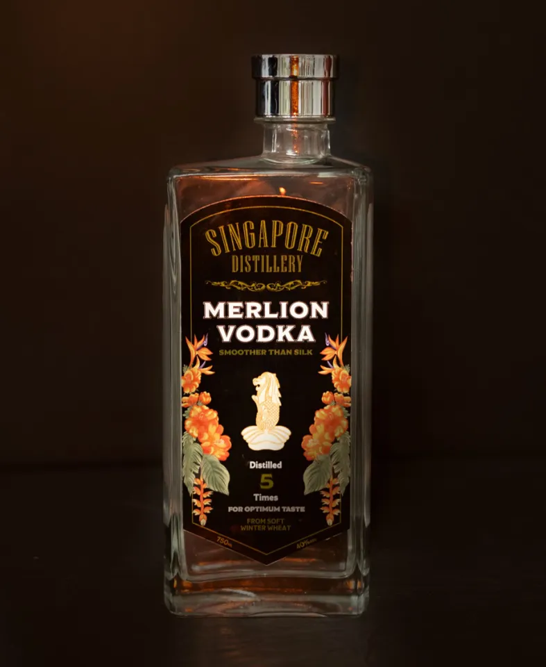 Singapore Distillery - Merlion Vodka - 750ml 40% ABV | Lazada