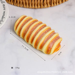 Sweet Smell Simulated Bread Stress Relief Toy Realistic Stretch Food Model Simulated Food Breakfast Squeeze Sensory Toys