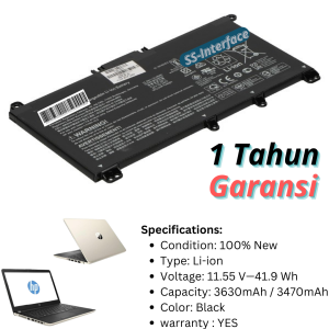 Baterai HP Pavilion 14-ce3065TU 14-ce2038TU 14-ce3026TU 14 ec0013AU 14-ec1019AU 14 ec1003AU 14-ec1008AU 14-ce2048TX 14-ce2011TX battery high quality