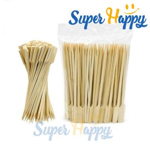 ไม้เสียบผลไม้ ขนาด 10 cm.(แพ็ค 100 ชิ้น) ไม้ธงไม้ไผ่ แบบใช้แล้วทิ้ง สำหรับจิ้มผลไม้หรือขนม