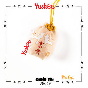 Móc Khóa Yushou Tiền Tài - Mẫu 29 - Phú Quý (Kiểu Omamori) Có sẵn