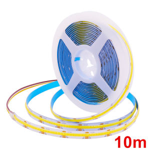 Angelila Dimmable 3 màu COB LED Đèn dây 608 LEDs/M mật độ cao linh hoạt CCT Fob LED dải 2700k đến 6500K có thể thay đổi ánh sáng DC12V 24V