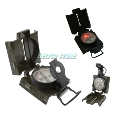 KOMPAS BIDIK LENSATIC DENGAN LAMPU L 45-8P - MURAH