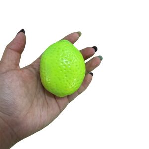 WARM Handmade Mango Squeeze Toy Color Changing Color-Changing Lemon Stress Ball Squeezing Toy Soft Simulation Fruit Pinch Fidget Toy