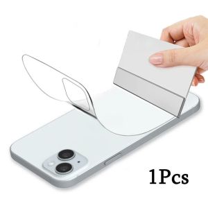 ฟิล์มไฮโดรเจลฝาหลังอ่อนนุ่มชัดเจนแบบ HD สำหรับ iPhone 16 15 14 13 12 11 Pro Max Plus 16e ขนาดเล็ก1-3ชิ้น5000D สำหรับ iPhone Xs Max XR X SE 2020 2022 8 7 6S Plus ปกป้องหน้าจอโทรศัพท์